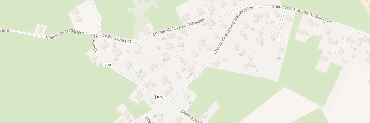 Plan du 33 Imp du Clos des Chenes à Chandon