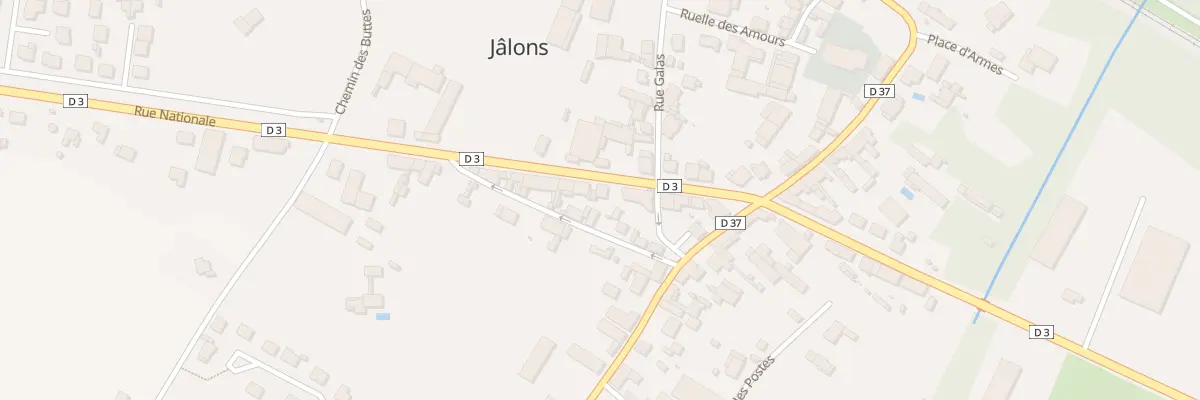 Plan du 45 Rue Nationale à Jâlons