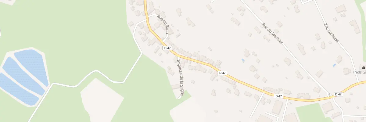 Plan du 2 Imp de la Sagne aux Villettes