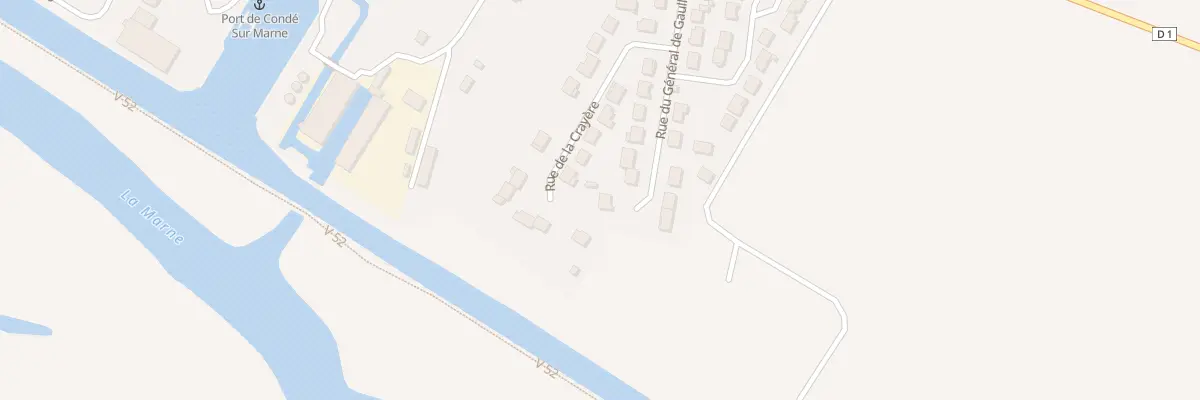 Plan du 22 Rue du Général de Gaulle à Condé-sur-Marne