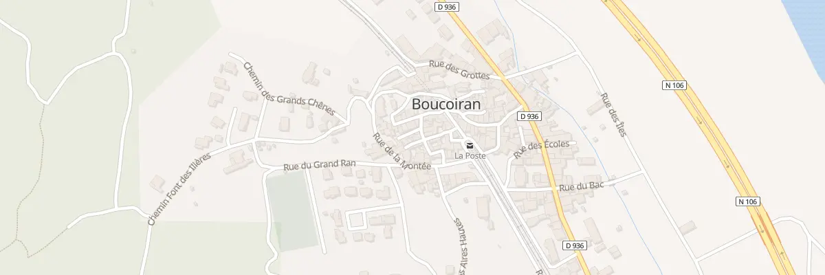 Plan du 3 Imp du Fort à Boucoiran-et-Nozières