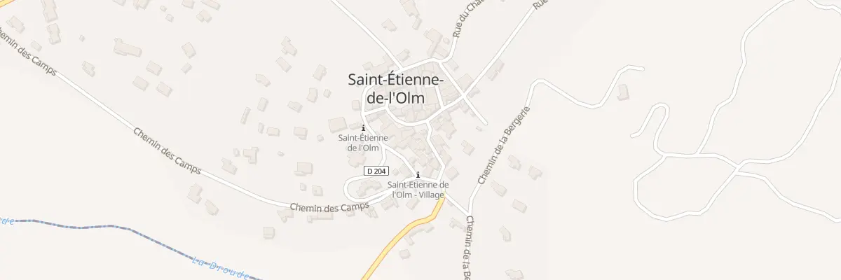 Plan du 7 Pl du Four Banal à Saint-Étienne-de-l’Olm