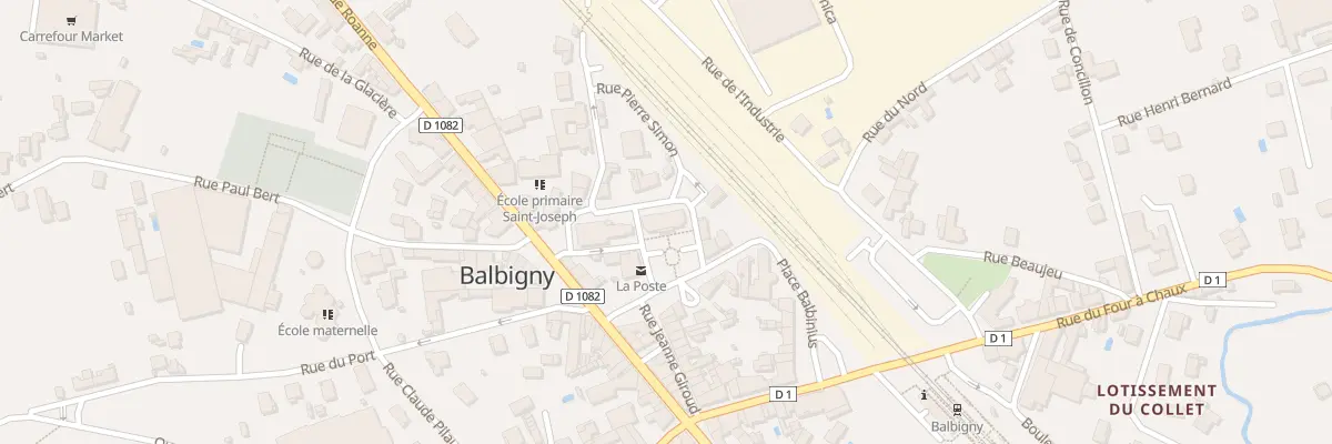 Plan du 1B Pl Desjoyaux à Balbigny