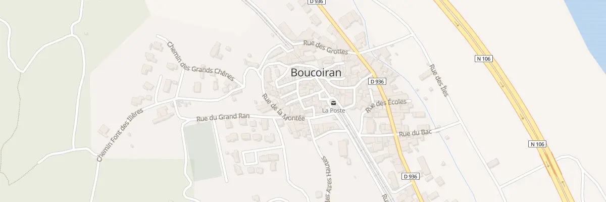 Plan du 9 Rue du Presbytère à Boucoiran-et-Nozières