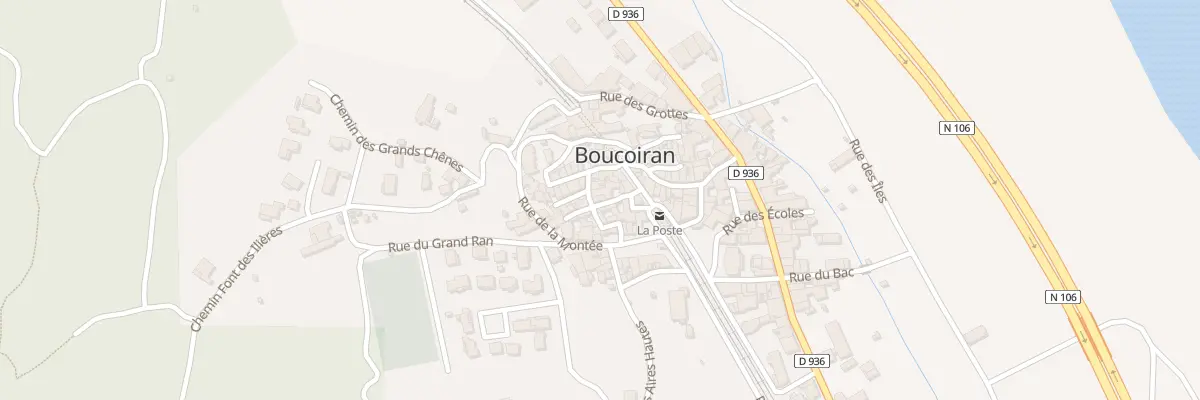 Plan du 8 Rue Louis Blanc à Boucoiran-et-Nozières