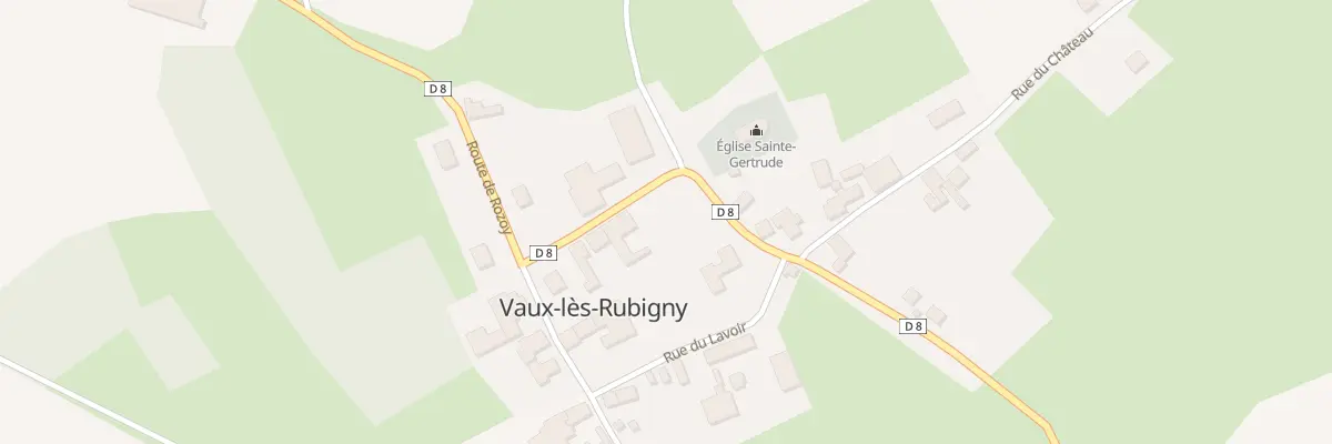 Plan du 6 Rue de l’Eglise à Vaux-lès-Rubigny