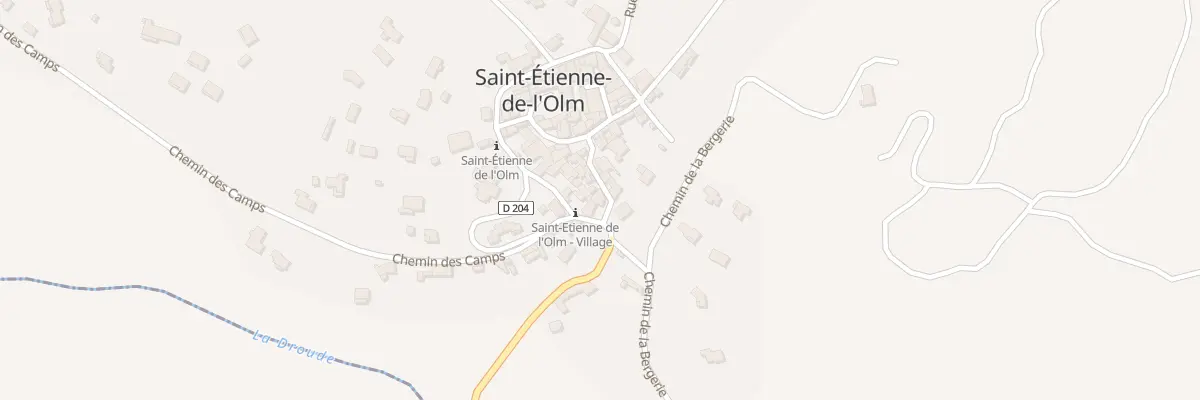 Plan du 7 Rue Calade du Lavoir à Saint-Étienne-de-l’Olm
