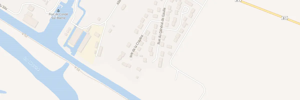 Plan du 18 Rue du Général de Gaulle à Condé-sur-Marne