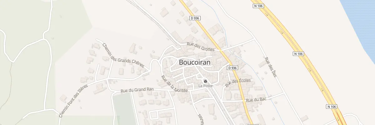 Plan du 5 Pl Anatole France à Boucoiran-et-Nozières