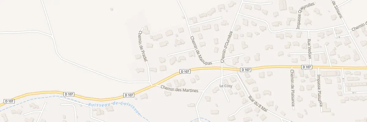 Plan du 3 Che de Maoupas à Calvisson