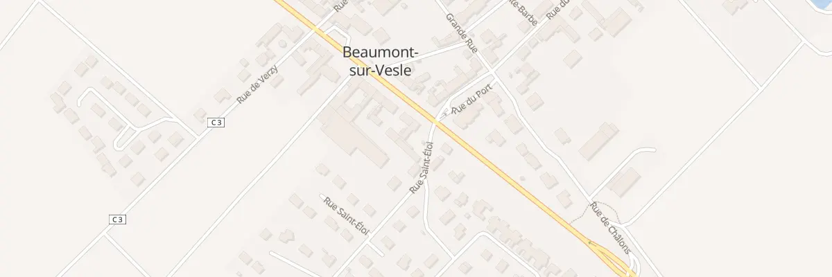 Plan du 7 Rte Nationale à Beaumont-sur-Vesle