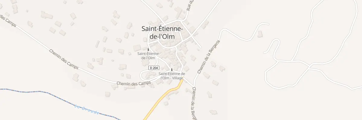 Plan du 2 Rue Calade du Lavoir à Saint-Étienne-de-l’Olm