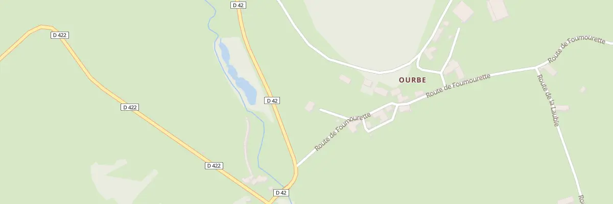 Plan du 5010 Ourbe à Champclause
