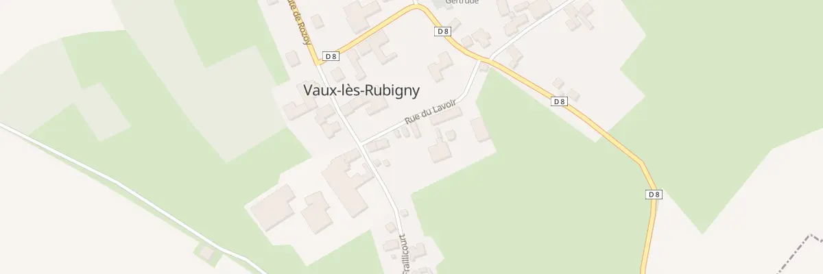 Plan du 3 Rue du Lavoir à Vaux-lès-Rubigny