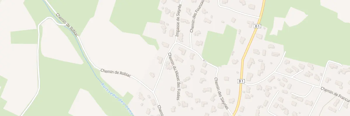 Plan du 45 Che du Mazet des Fusees à Saint-Mamert-du-Gard