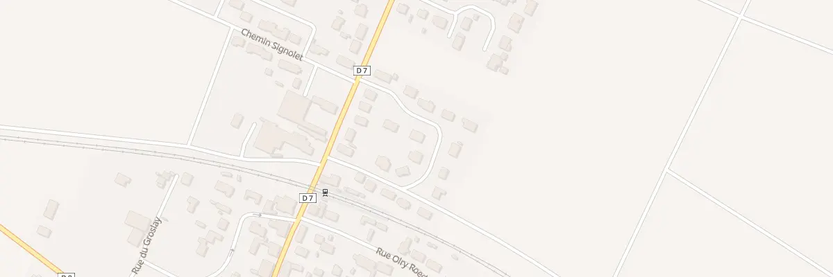 Plan du 9 Rue de la Grosse Croix à Prunay