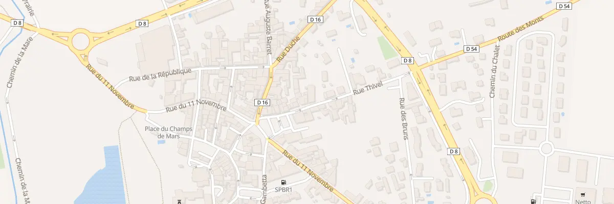 Plan du 21 Rue Thivel à Sury-le-Comtal