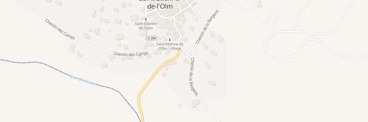 Plan du 110 Che de la Bergerie à Saint-Étienne-de-l’Olm