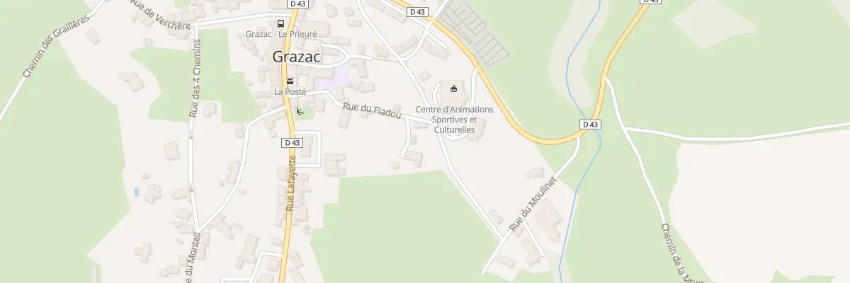 Plan du 5092 Le Bourg à Grazac