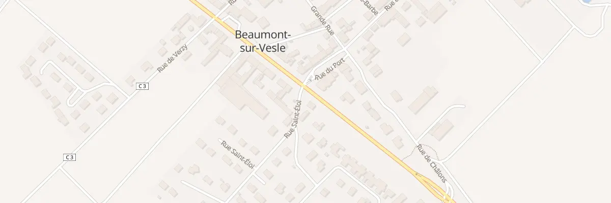 Plan du 5 Rte Nationale à Beaumont-sur-Vesle