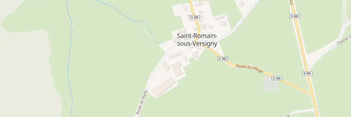 Plan du 55 Rte de Marly à Saint-Romain-sous-Versigny