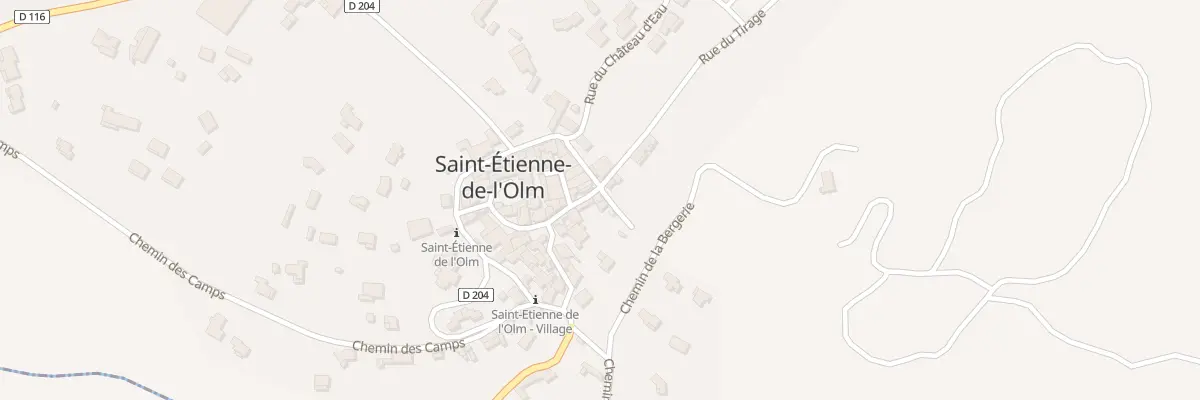 Plan du 1 Che des Esquiroux à Saint-Étienne-de-l’Olm