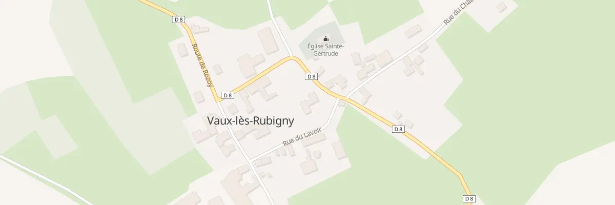 Plan du 8 Rue de l’Eglise à Vaux-lès-Rubigny