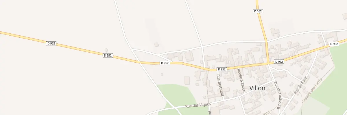 Plan du 18 Rue Haute à Villon