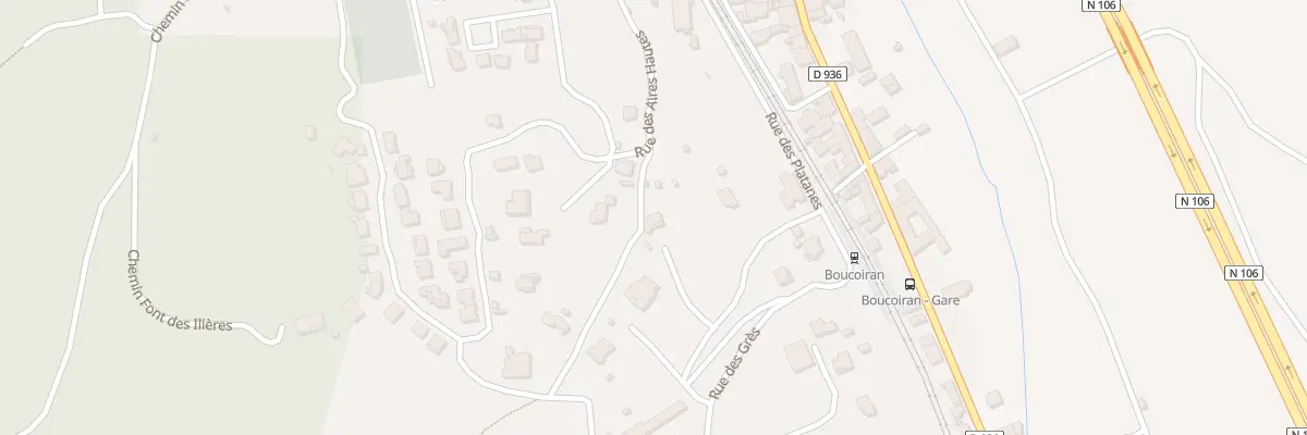 Plan du 7 Che des Aires Hautes à Boucoiran-et-Nozières