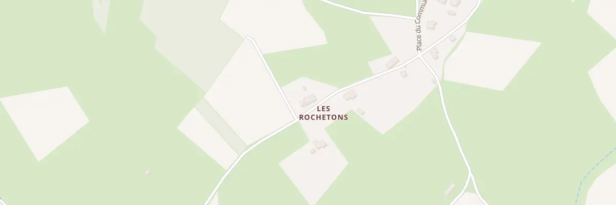Plan du 4 Che des Rochetons aux Villettes