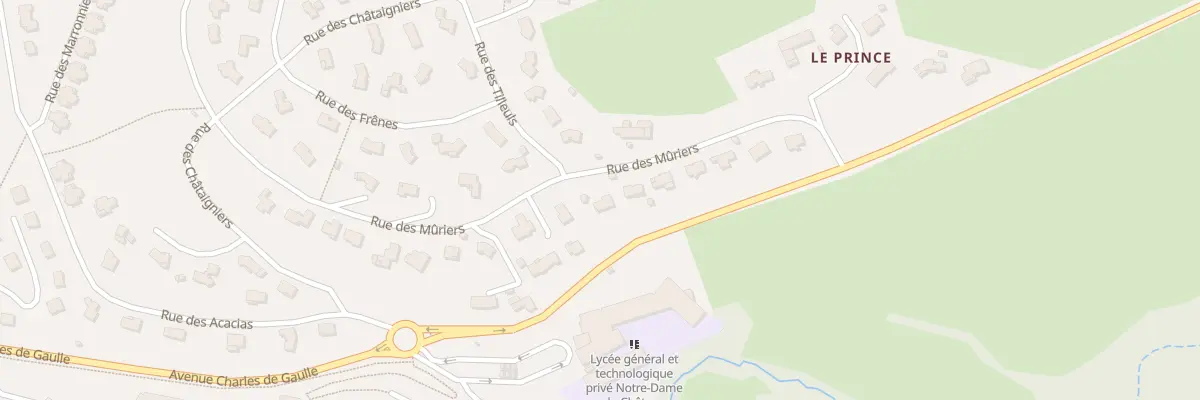 Plan du 24 Rue des Mûriers à Monistrol-sur-Loire