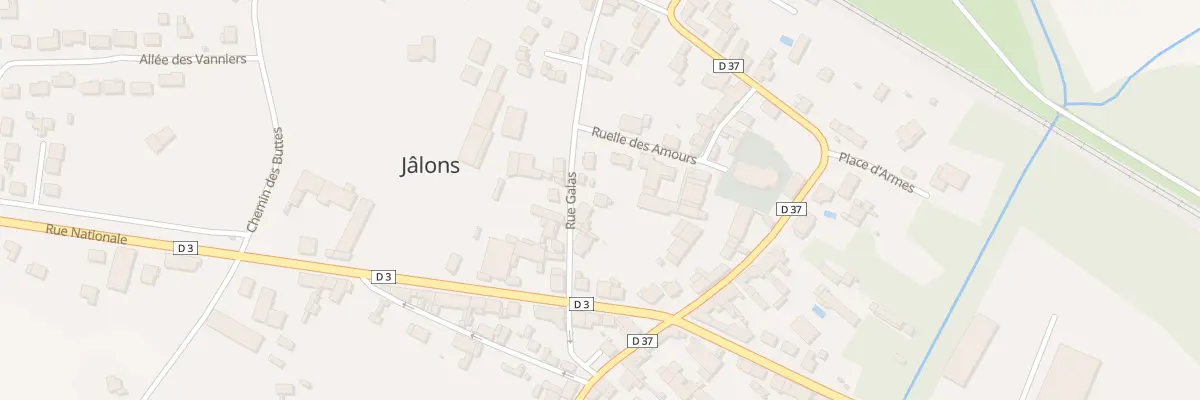 Plan du 10 Rue Galas à Jâlons