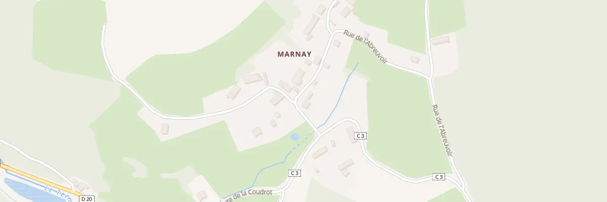 Plan du 2 Rue de l’Abreuvoir à Alligny-en-Morvan
