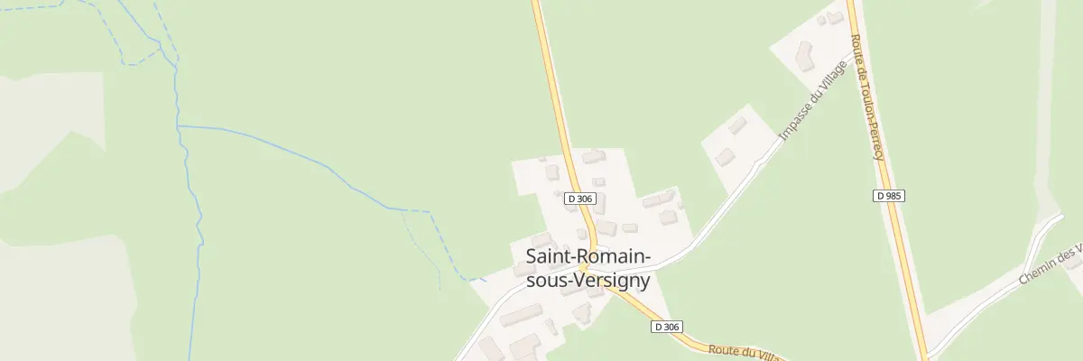 Plan du 5030A Saint Romain sous Versigny à Saint-Romain-sous-Versigny
