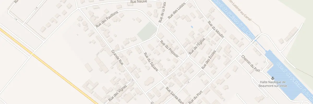 Plan du 5 Rue du Pressoir à Beaumont-sur-Vesle