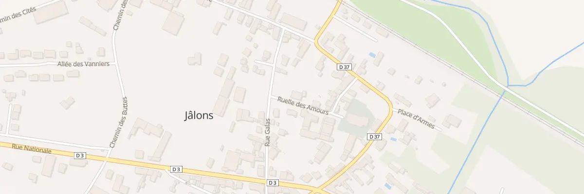 Plan du 6 Rle des Amours à Jâlons
