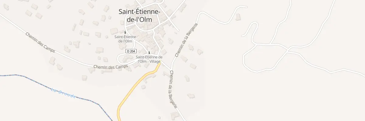 Plan du 55 Che de la Bergerie à Saint-Étienne-de-l’Olm