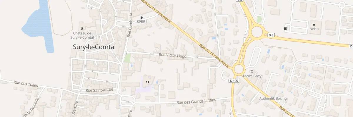 Plan du 16T Rue Victor Hugo à Sury-le-Comtal