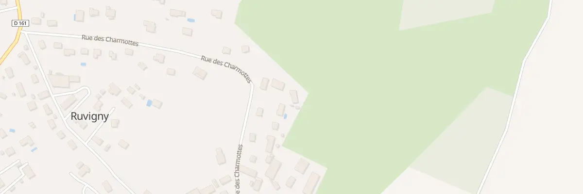 Plan du 25 Rue des Charmottes à Ruvigny