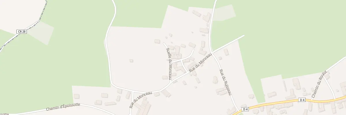Plan du 2 Rle du Monceau à Corrombles