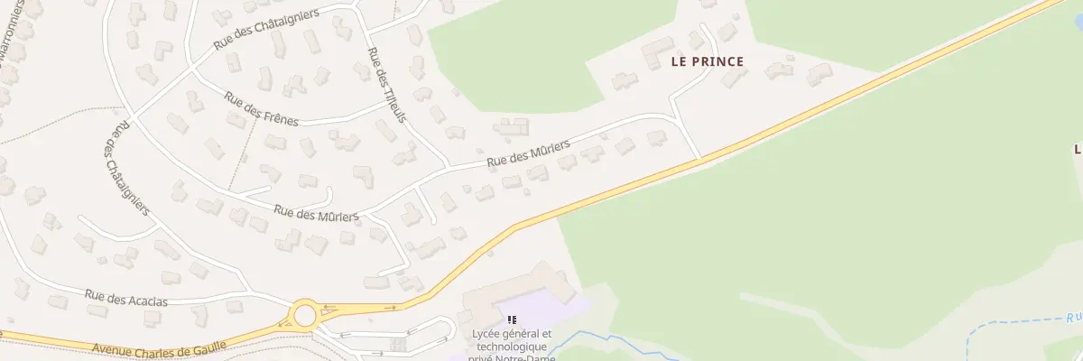 Plan du 28 Rue des Mûriers à Monistrol-sur-Loire