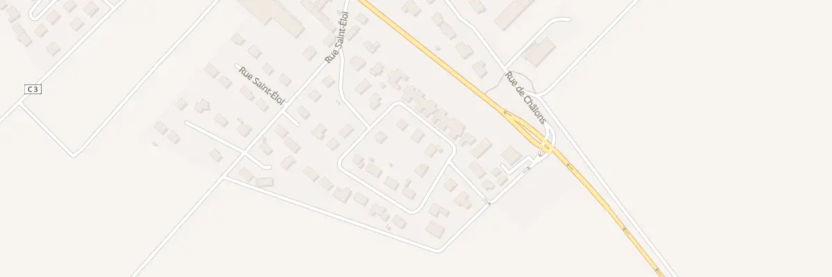 Plan du 21 Chem la Voie du Feuillet à Beaumont-sur-Vesle