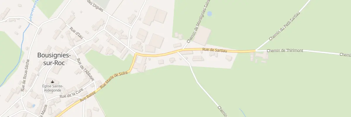 Plan du 157B Rue de Sartiau à Bousignies-sur-Roc