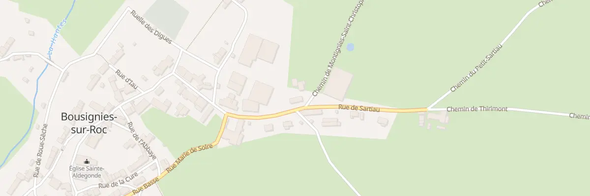 Plan du 158 Rue de Sartiau à Bousignies-sur-Roc