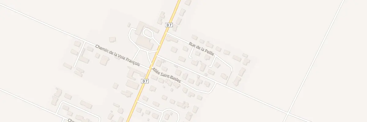 Plan du 4 Rue de la Peille à Prunay