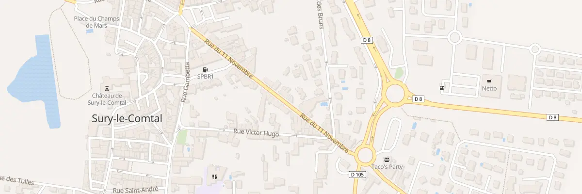 Plan du 69 Rue du Onze Novembre à Sury-le-Comtal