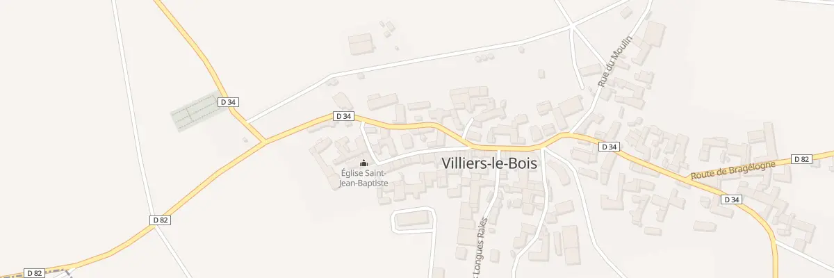 Plan du 4 Rue Grande Rue à Villiers-le-Bois