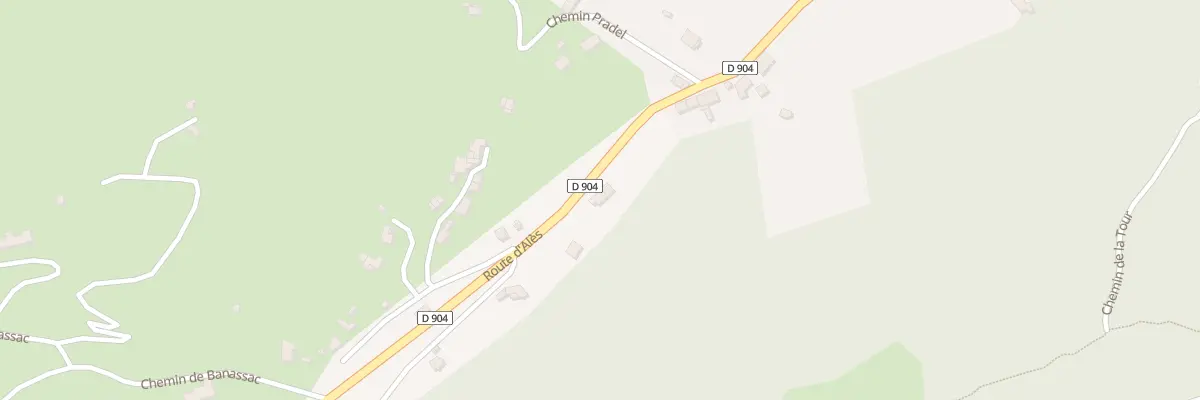 Plan du 739 Rte d’Ales à Saint-Ambroix