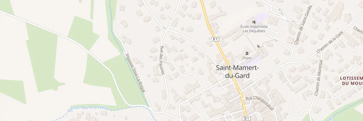 Plan du 120 Rue des Tilleuls à Saint-Mamert-du-Gard