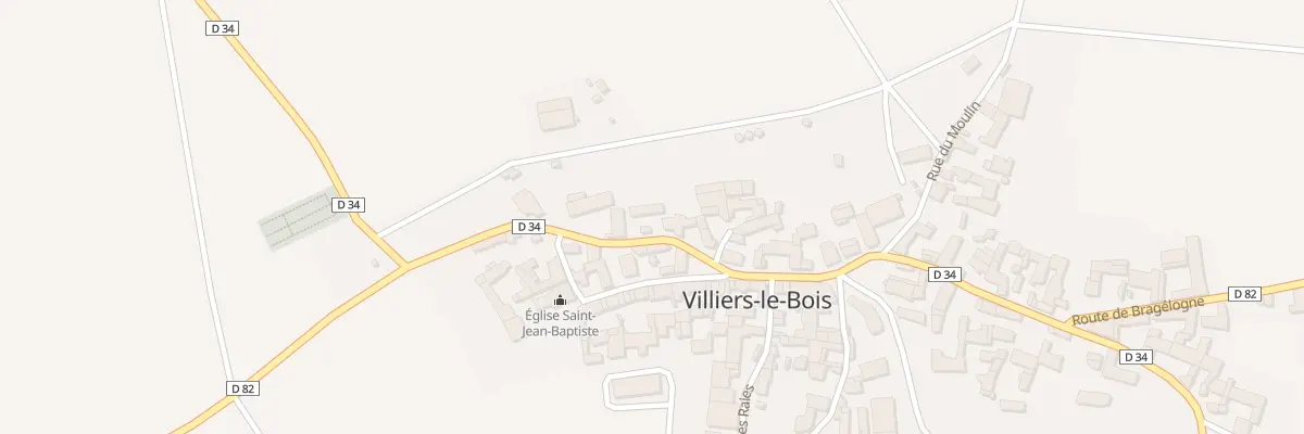 Plan du 5 Rue Grande Rue à Villiers-le-Bois